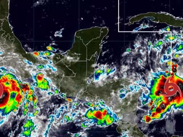 Helene circula cerca de Quintana Roo en el Mar Caribe