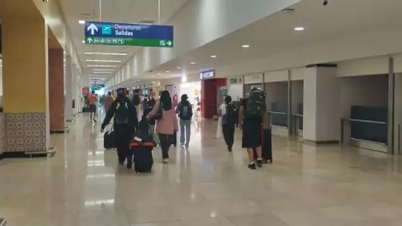 Los vuelos que han despegado lo han hecho a su hora anunciada Los vuelos que han despegado lo han hecho a su hora anunciada