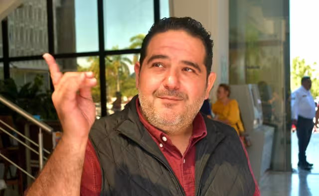 Titular de la secretaría de protección civil del Estado de Campeche, Anuar Dager Granja