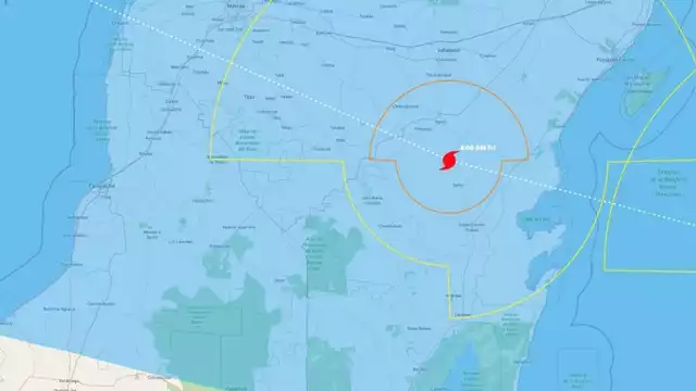 El centro del huracán Beryl no pasaría por territorio campechano.
