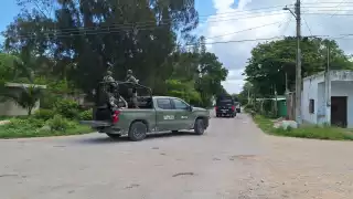 En la zona se reportó tiempo atrás el rescate de una persona con vida que presuntamente se encontraba privado de la libertad