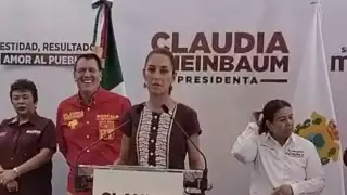 Claudia Sheinbaum cierra campaña en Durango en medio de gritos de "presidenta, presidenta"