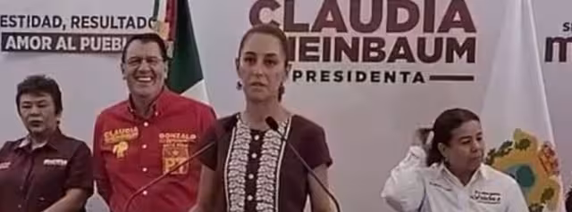 Claudia Sheinbaum, candidata presidencial de la coalición Sigamos Haciendo Historia
