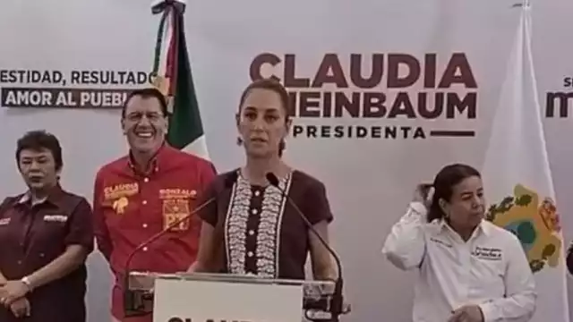 Claudia Sheinbaum, candidata presidencial de la coalición Sigamos Haciendo Historia