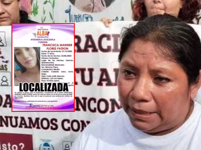 Rosa “N”, exfiscal de desapariciones en Yucatán, fue vinculada a proceso por presunta negligencia en la búsqueda de Francisca Mariner Flores Patrón en 2020.