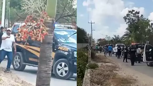 Un enfrentamiento de policías se registró en Izamal durante la detención de un grupo armado