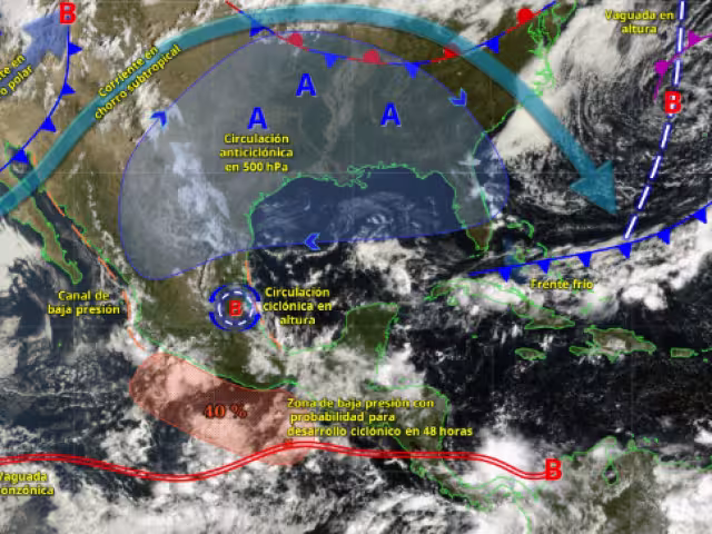El Frente Frío 7 provocará temperaturas hasta de -5° C.