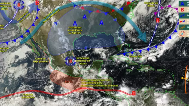 El Frente Frío 7 provocará temperaturas hasta de -5° C.