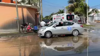 Resbala mujer en Ciudad del Carmen y termina con fractura craneoencefálica