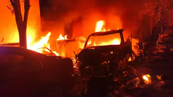 Deshuasadero de la Región 227 se incendió en Cancún. Deshuasadero de la Región 227 se incendió en Cancún.