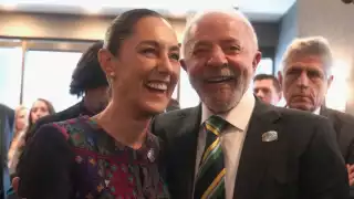 Presidenta Claudia Sheinbaum, se reúne con Lula da Silva en el G7: fortalecen lazos comerciales entre México y Brasil