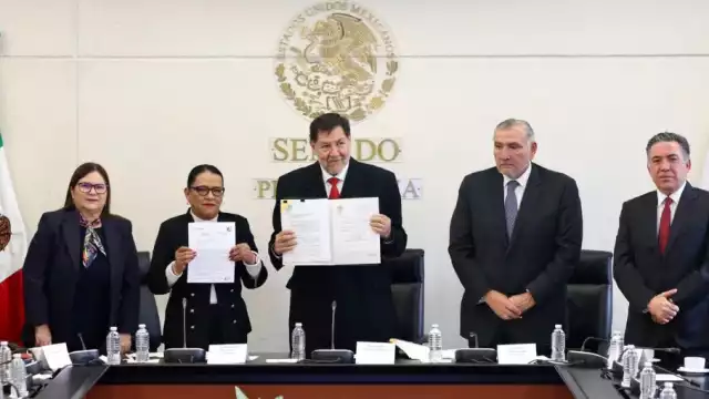 El Senado de la República recibió las iniciativas de reforma que envió este 7 de octubfre el Poder Judicial