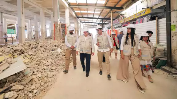 El titular del Ejecutivo estatal indicó que se espera que la obra concluya a finales de febrero del próximo año El titular del Ejecutivo estatal indicó que se espera que la obra concluya a finales de febrero del próximo año