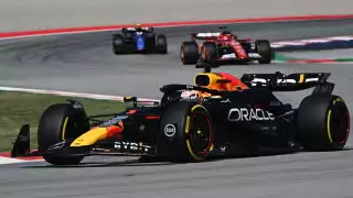 Checo Pérez termina séptimo en la última práctica  del Gran Premio de España