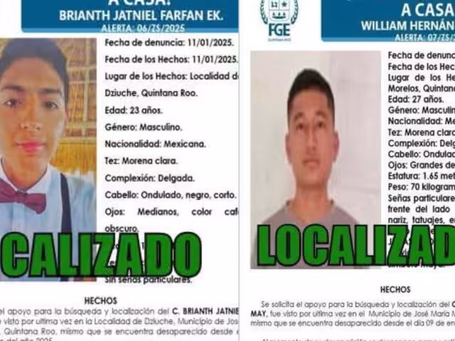 FGE reveló su localización en la tarde del domingo