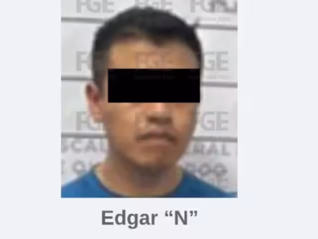 El detenido fue identificado como Edgar “N”