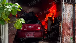 Corto circuito provoca incendio en taller electromecánico de Chetumal