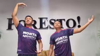 Hermanos Cetz Contreras, los primeros varones yucatecos que compiten en natación artística