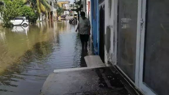 Con el fin de evitarse daños, los habitantes tomaron precauciones