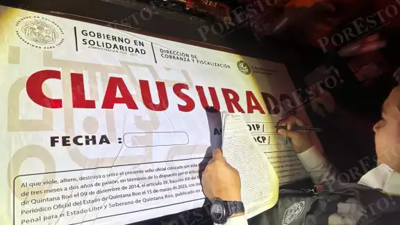 Se colocaron sellos de clausura en dos de las barras del establecimiento por la falta de permisos Se colocaron sellos de clausura en dos de las barras del establecimiento por la falta de permisos