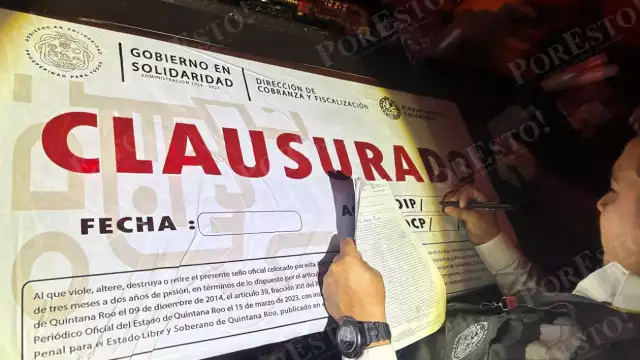 Se colocaron sellos de clausura en dos de las barras del establecimiento por la falta de permisos