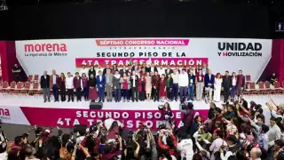 AMLO celebra elección de Luisa María Alcalde como líder de Morena y nombramiento de su hijo en la Secretaría de Organización