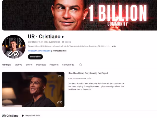 El canal de Cristiano