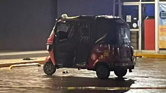 El conductor del mototaxi fue abatido a balazos