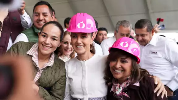 La presidenta Claudia Sheinbaum anunció el saneamiento del Río Atoyac.