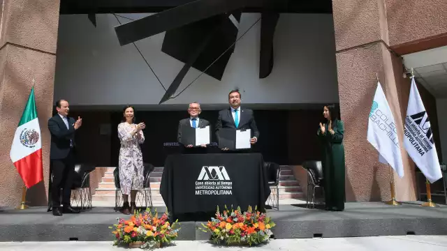 Colegio de Bachilleres y UAM firman convenio sin precedentes por el futuro de la educación en México.
