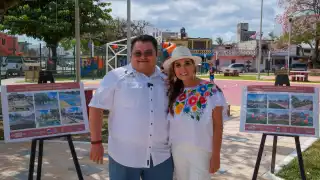 Mara Lezama entrega el parque  "Carlos Canseco" totalmente renovado en Cozumel