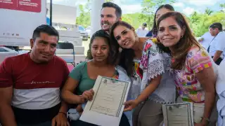 Gobernadora de Quintana Roo lleva más de 40 servicios gratuitos a Nuevo Canaán   