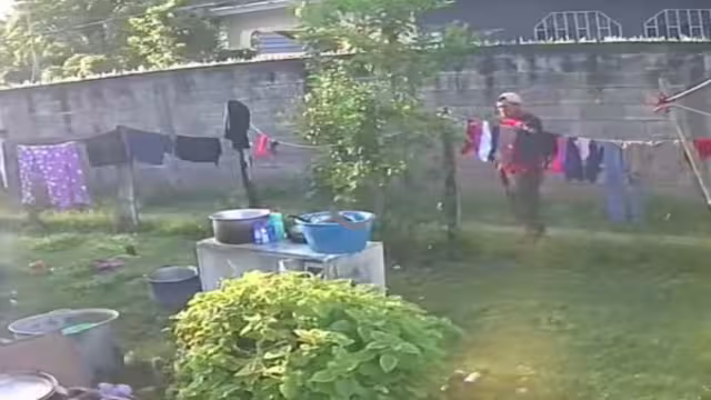 Magaly Morales, habitante de la colonia 10 de Mayo, compartió imágenes de un hombre desconocido robando prendas íntimas de un tendero