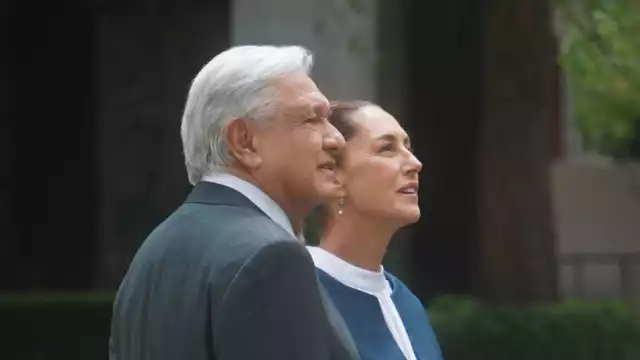 Andrés Manuel López Obrador y Claudia Sheinbaum