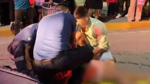 Presuntamente la velocidad del vehículo y la imprudencia de la mujer al cruzar en un área no permitida causaron el accidente