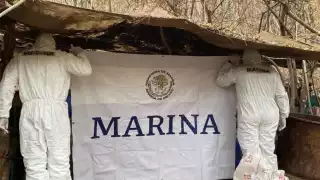 Marina Armada de México desmantela tres laboratorios de droga en Culiacán