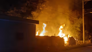 La palapa se encuentra deshabitada, por lo que no hubo heridos