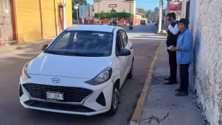 Un choque por alcance se registró en Calkiní, Campeche.