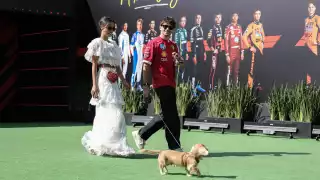 ¡La estrella de cuatro patas! Leo, el perrito de Leclerc que conquista el GP de México