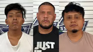 Detienen a tres  sujetos en Cancún por narcomenudeo y extorsión a choferes de transporte público 