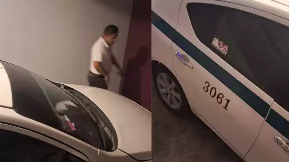 La víctima logró tomar dos fotografías, una del taxi y otra del conductor que la agredió La víctima logró tomar dos fotografías, una del taxi y otra del conductor que la agredió