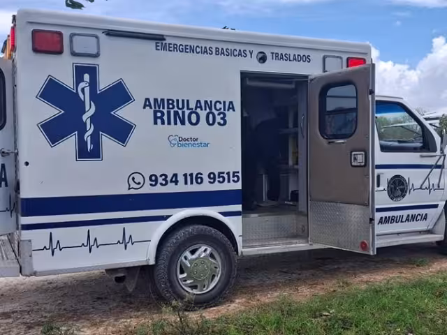 La ambulancia se quedó sin combustible cuando trasladaba a un paciente grave.