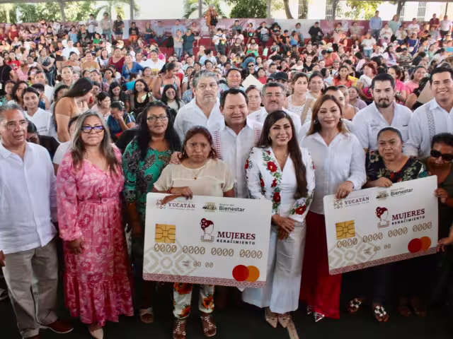 El programa “Mujeres Renacimiento” entregará 2 mil 500 pesos bimestrales a través de la tarjeta Elvia Carrillo Puerto