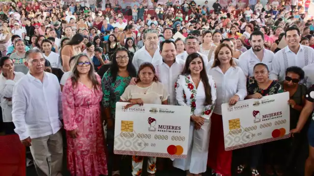 El programa “Mujeres Renacimiento” entregará 2 mil 500 pesos bimestrales a través de la tarjeta Elvia Carrillo Puerto