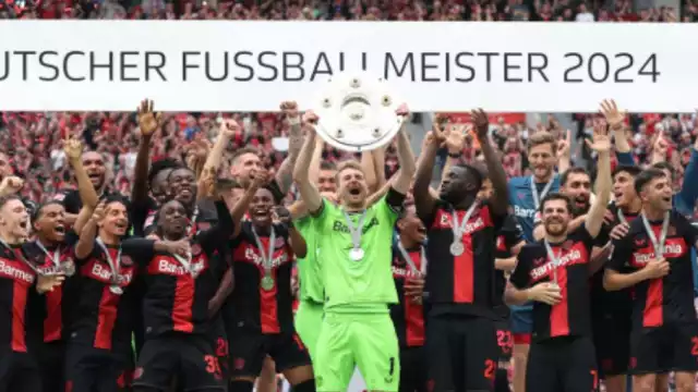 El Bayer Leverkusen se coronó por primera vez, campeón de la Bundesliga