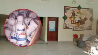 En el inmueble hay más de 50 cajas de medicinas caducadas que se pudren en el edificio