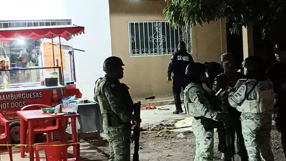 Así lucía la escena del crimen en Cancún Así lucía la escena del crimen en Cancún