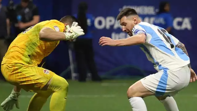 Maxime Crépeau enfrenta a Lionel Messi en la Copa América 2024