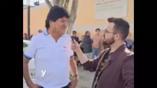 Evo Morales acude a casilla en Iztapalapa y destaca importancia de la democracia