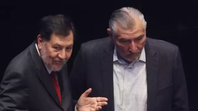 Senadores Gerardo Fernández Noroña y Adán Augustro López